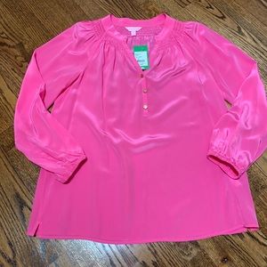 Lily Pulitzer Pink Elsa top